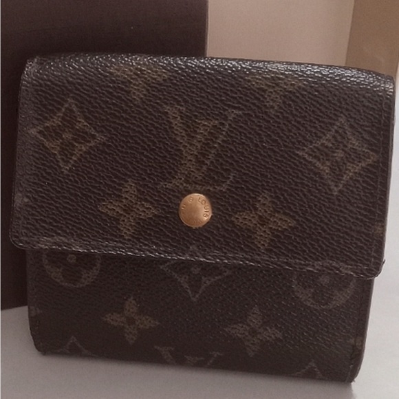 Louis Vuitton Monogram Compact Wallet w/ Box - Authentic - Picture 1 of 14